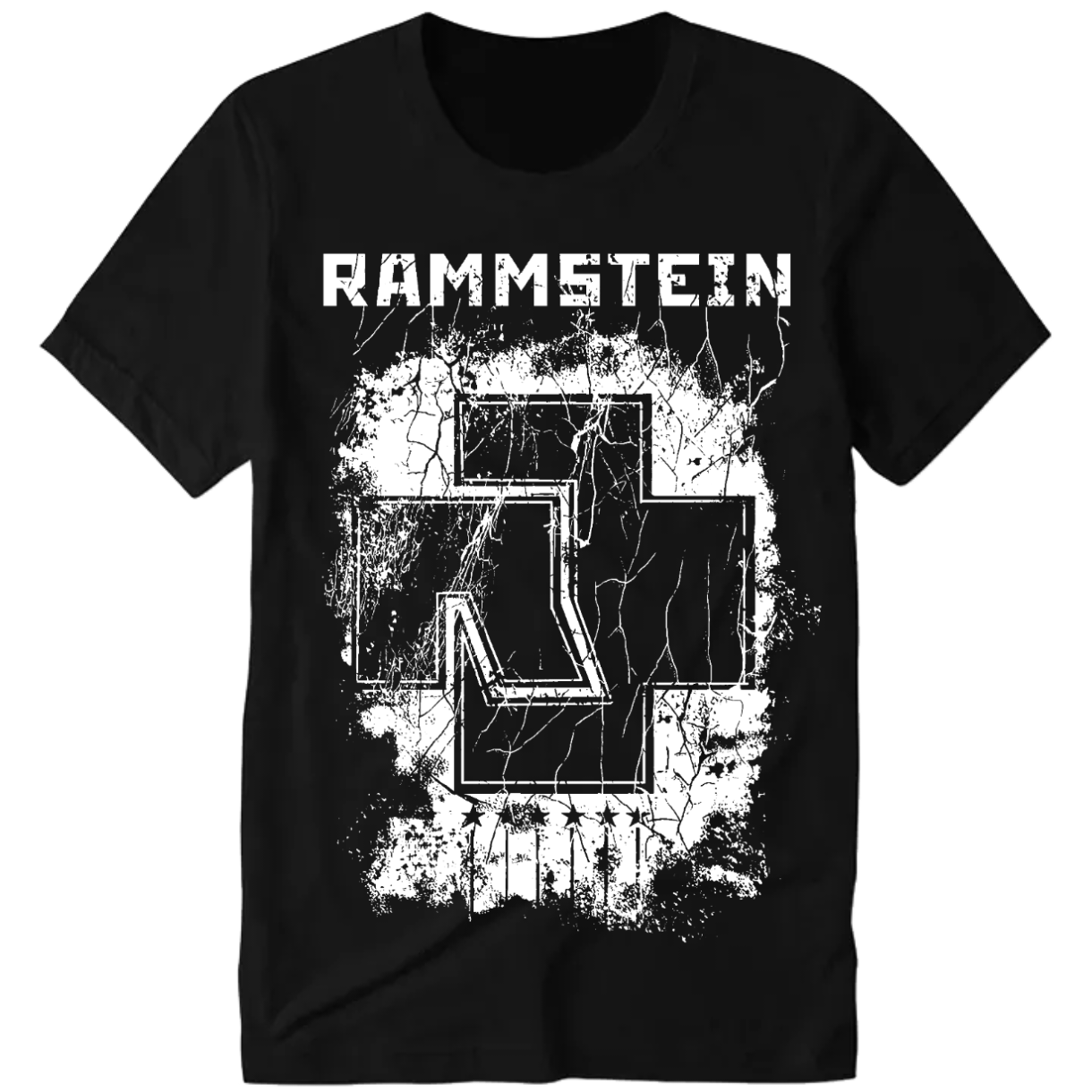 Polera de rock - Camiseta manga corta negra - Ramstein