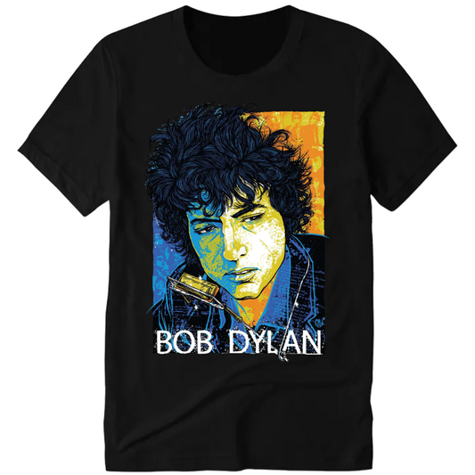 Polera de rock - Camiseta manga corta - Bob Dylan